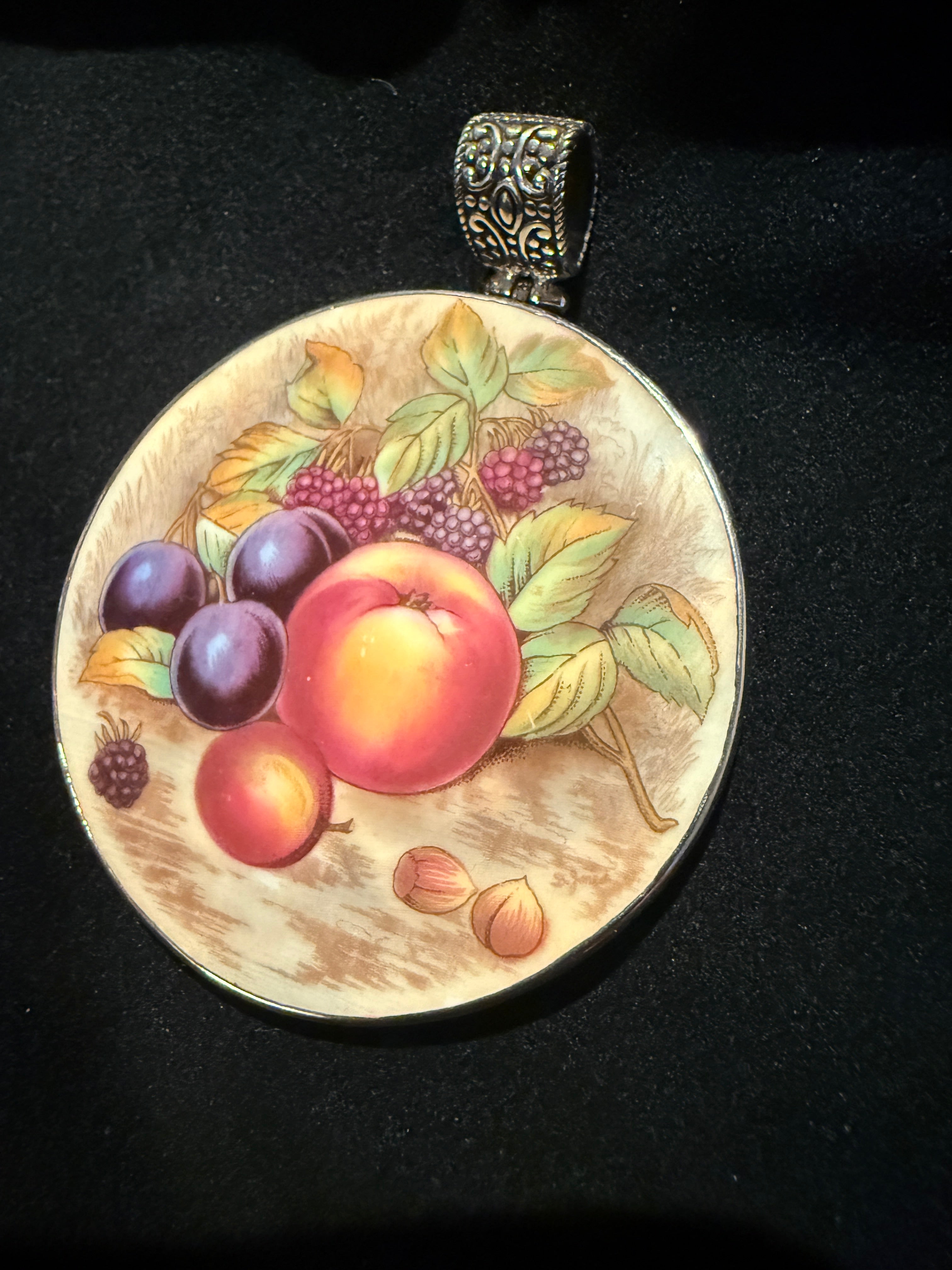 Aynsley Vintage Porcelain Statement Pendant – One of a Kind