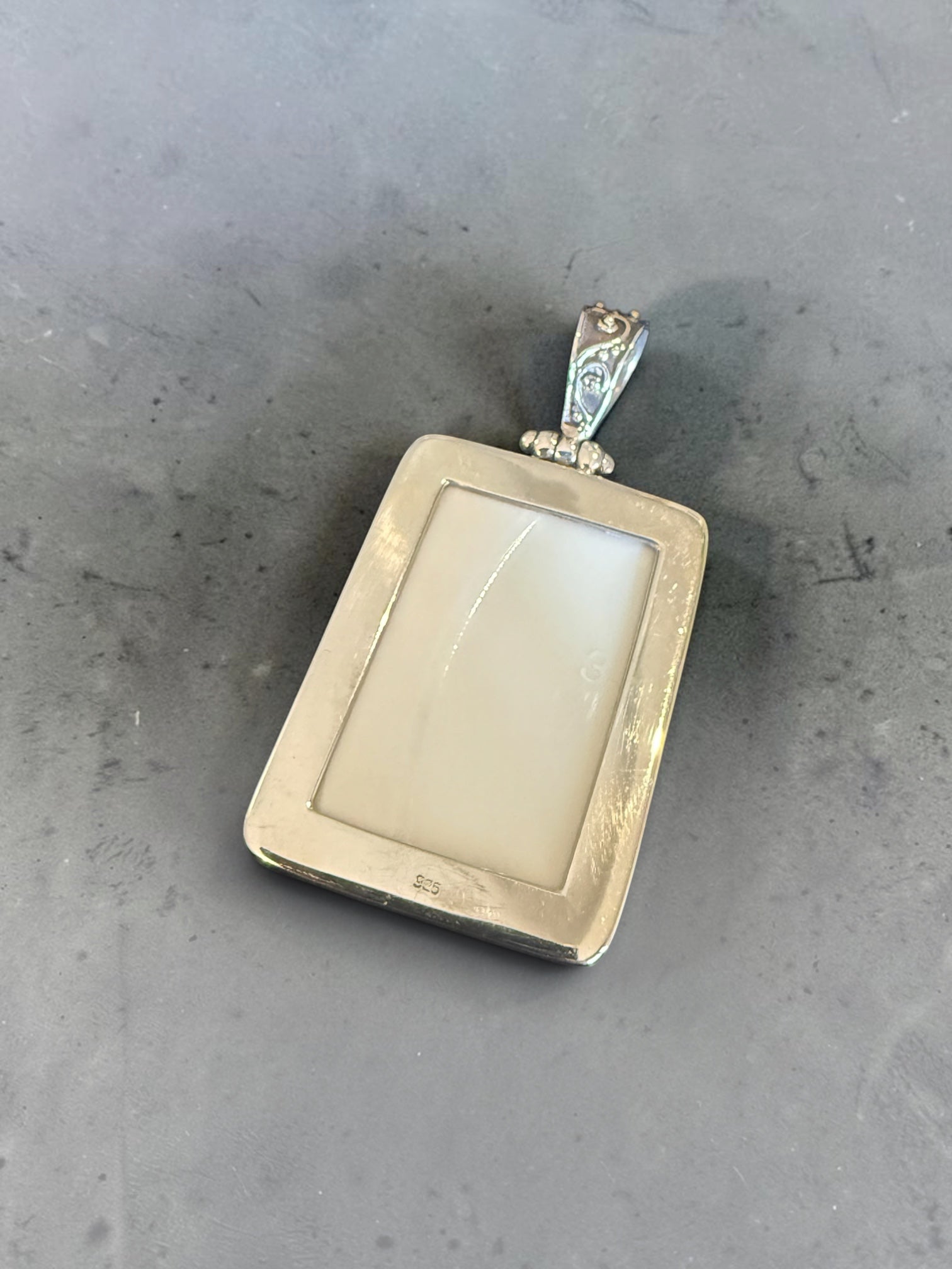 Aladdin Fine Porcelain Sterling Silver Pendant – One-Off